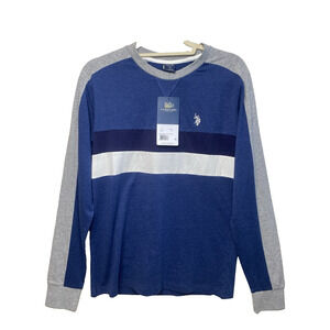 US Polo Assn Shirt NEW Mens Small Striped Casual Normcore Long Sleeve Small Pony